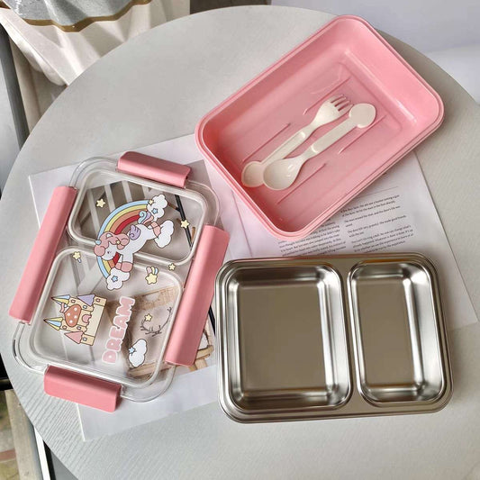 Kids Space Steel Lunch Box
