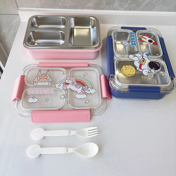 Kids Space Steel Lunch Box