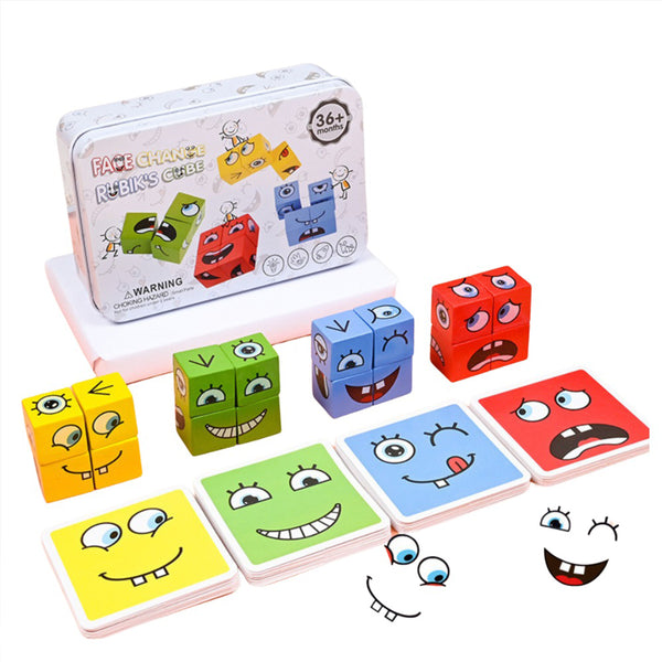 Innovative and Fun Face Changing Cube Set for Kids