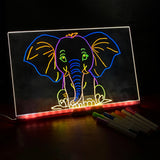 Acrylic LED Writing Board with USB Stand Base