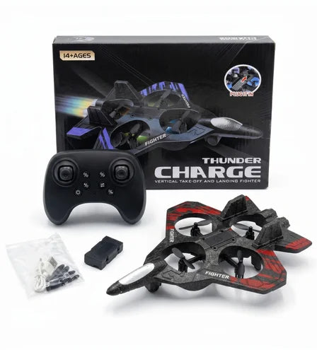 Thunder Charge: 2.4GHz VTOL Vertical Take-Off & Landing Fighter Jet