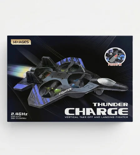 Thunder Charge: 2.4GHz VTOL Vertical Take-Off & Landing Fighter Jet