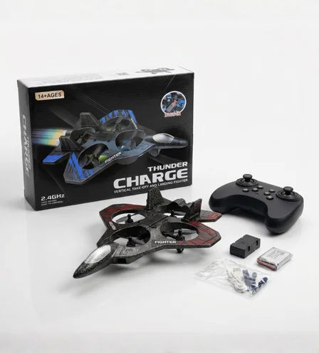 Thunder Charge: 2.4GHz VTOL Vertical Take-Off & Landing Fighter Jet