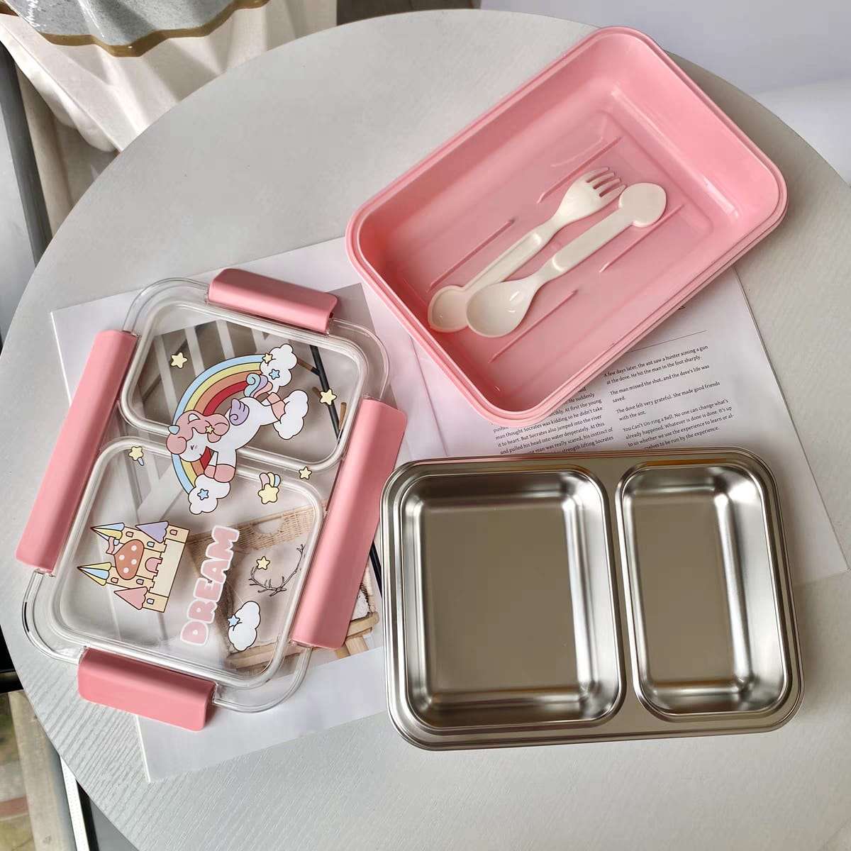 Kids Space Steel Lunch Box