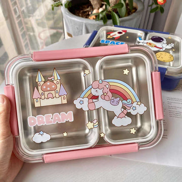 Kids Space Steel Lunch Box