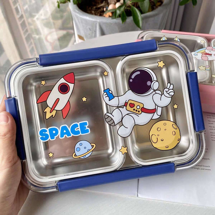 Kids Space Steel Lunch Box