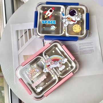 Kids Space Steel Lunch Box
