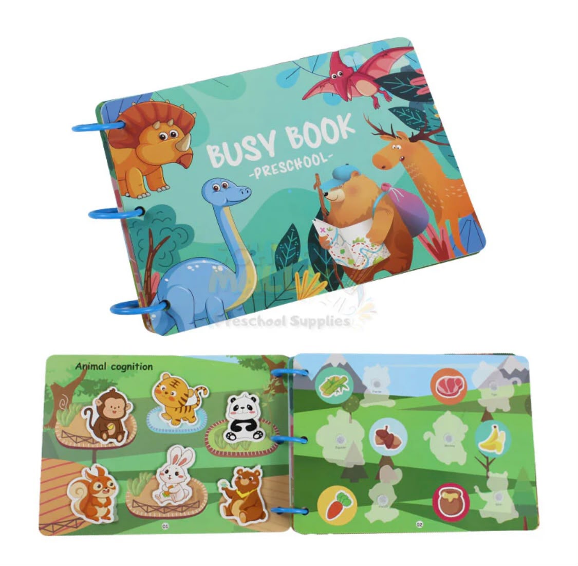 Busy Book Preschool Bundle (Pack of 2) | Montessori Learning Activity Books for Kids