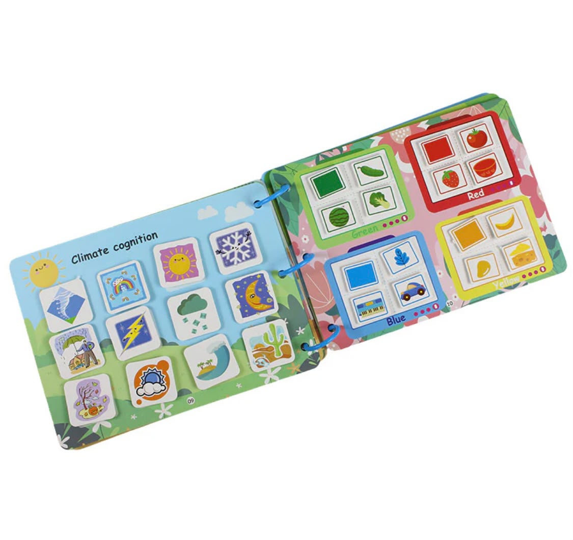 Busy Book Preschool Bundle (Pack of 2) | Montessori Learning Activity Books for Kids