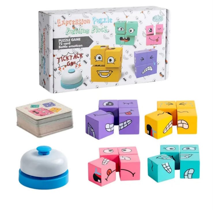 Innovative and Fun Face Changing Cube Set for Kids