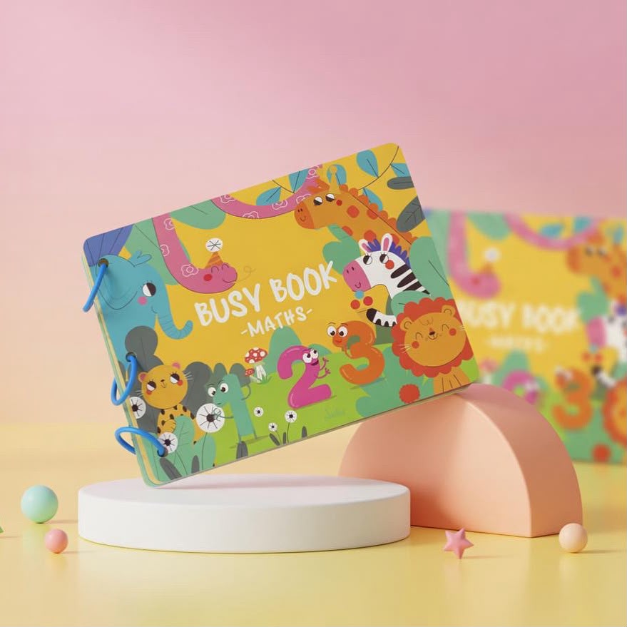 Busy Book Preschool Bundle (Pack of 2) | Montessori Learning Activity Books for Kids