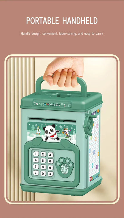 Cute ATM Machine with Fingerprint Password & Music